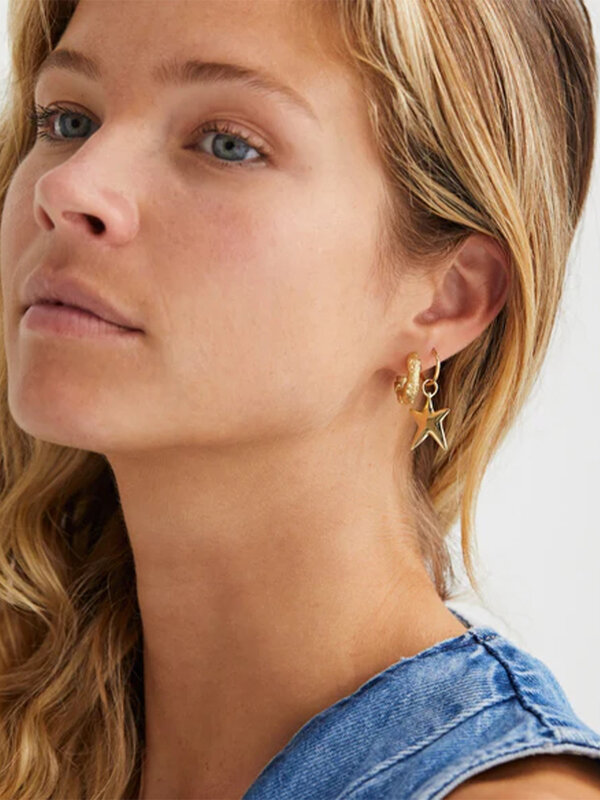 Anna + Nina Love City  Hoop Earrings Small