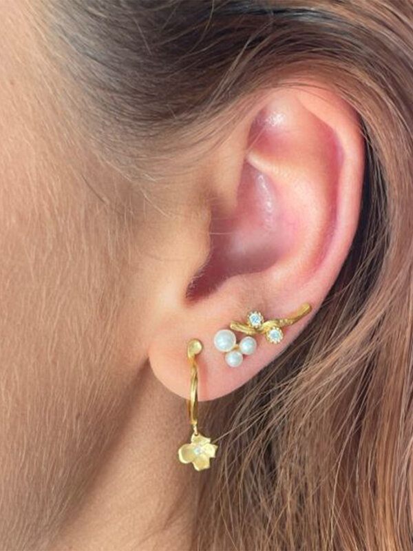 Stine A Three Pearl Berries Earring