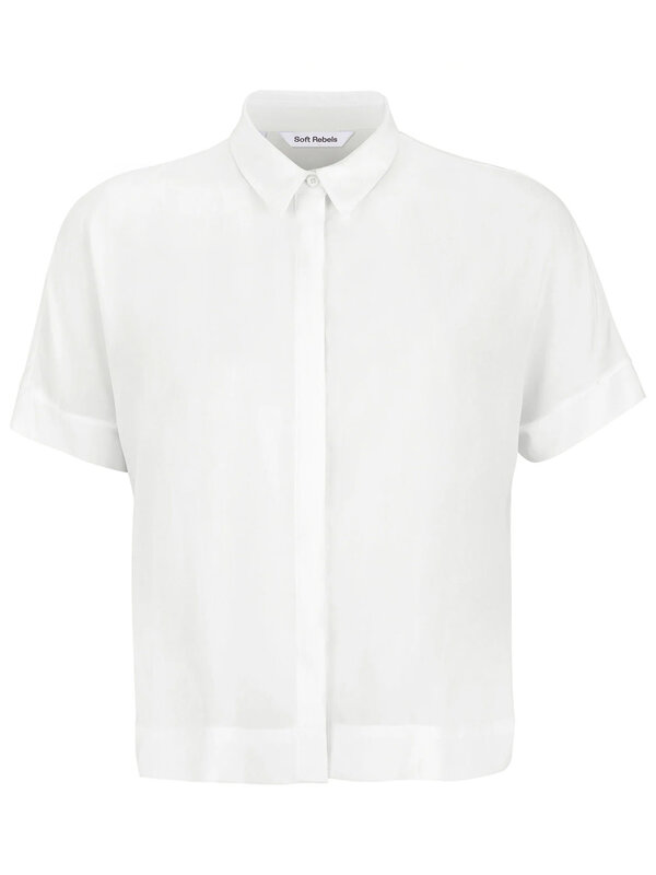 Soft Rebels Freedom SS Shirt Snow White Soft Rebels Freedom SS Shirt Snow White