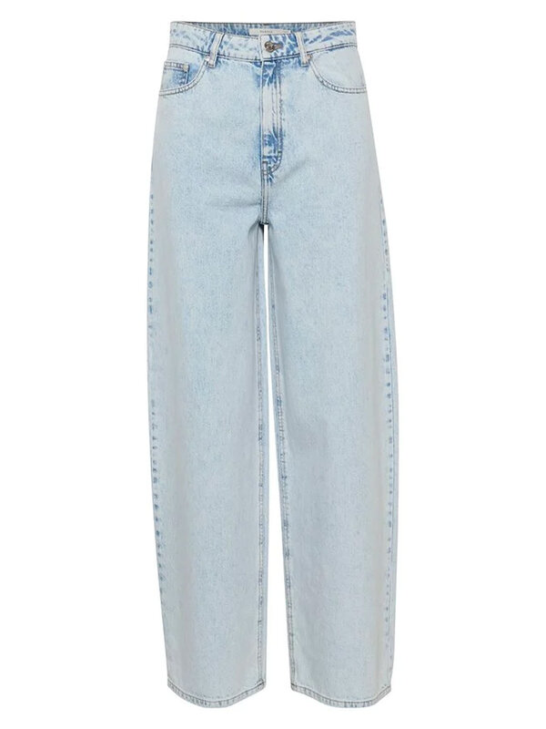 Gestuz KailyGZ High Waist Wide Jeans Light Blue Washed