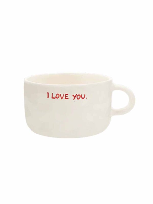 Anna + Nina I Love You Cappuccino Mug