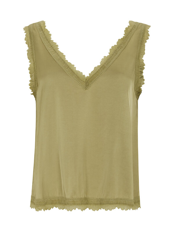 Soft Rebels Sylvie Top Olive Gray