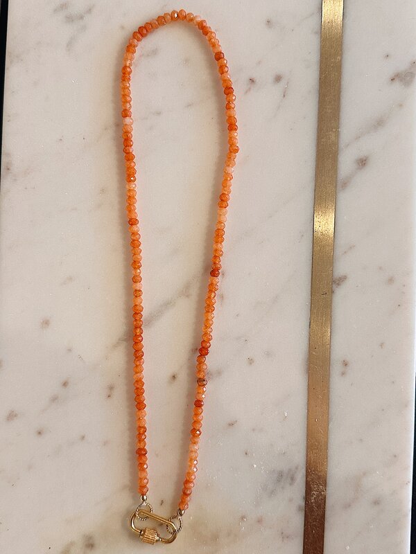 I Am Jai Necklace Carnelian