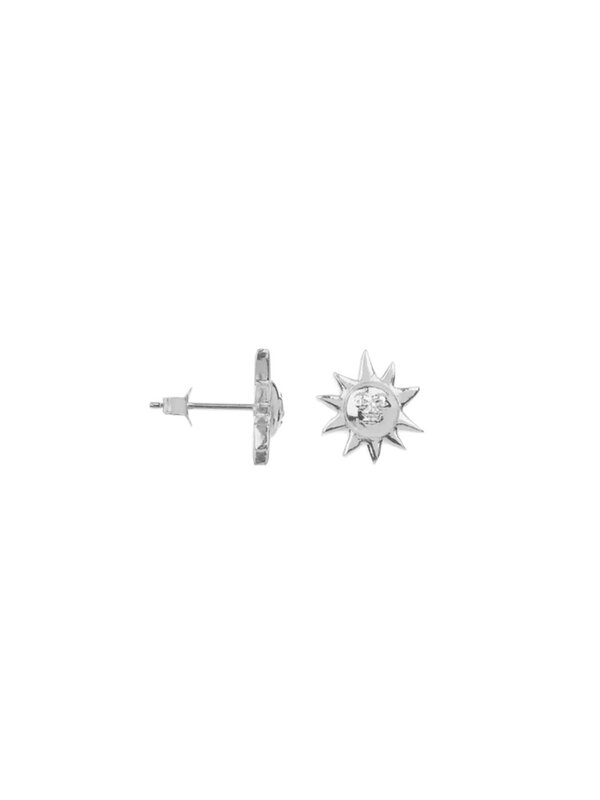 Anna + Nina Earring Single Sunny Stud Silver