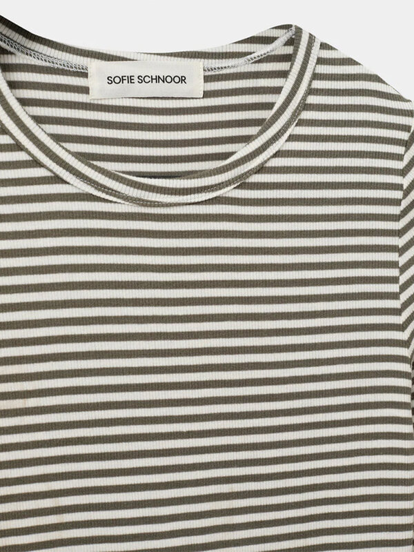 Sofie Schnoor T-Shirt Long Sleeve Army Striped