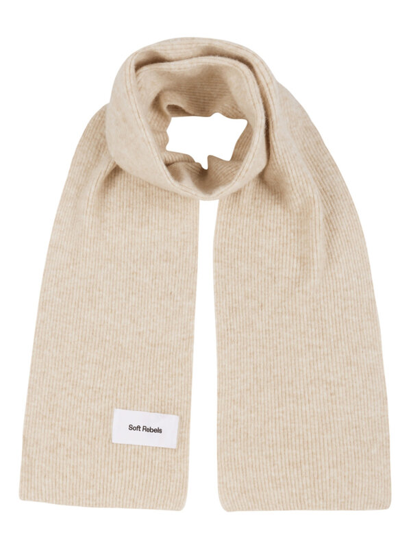 Soft Rebels Allison Scarf Whitecap Gray Melange