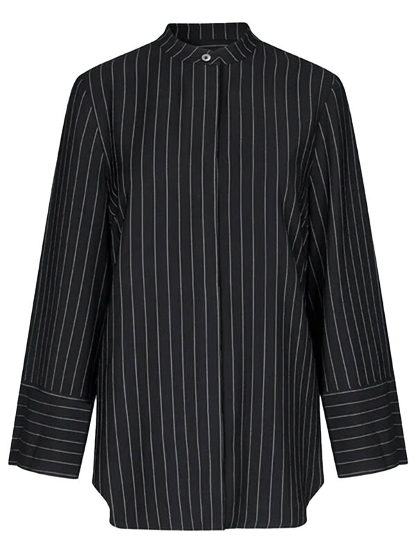 Modström Isabel Blouse Black Pinstripe