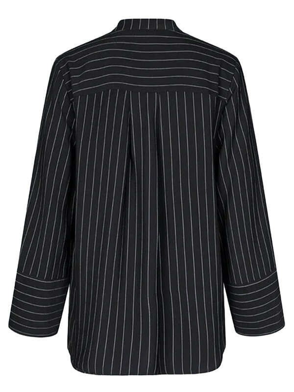 Modström Isabel Blouse Black Pinstripe