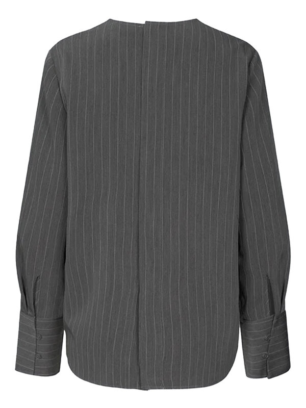 Modström Kemma Top Grey Pinstripe