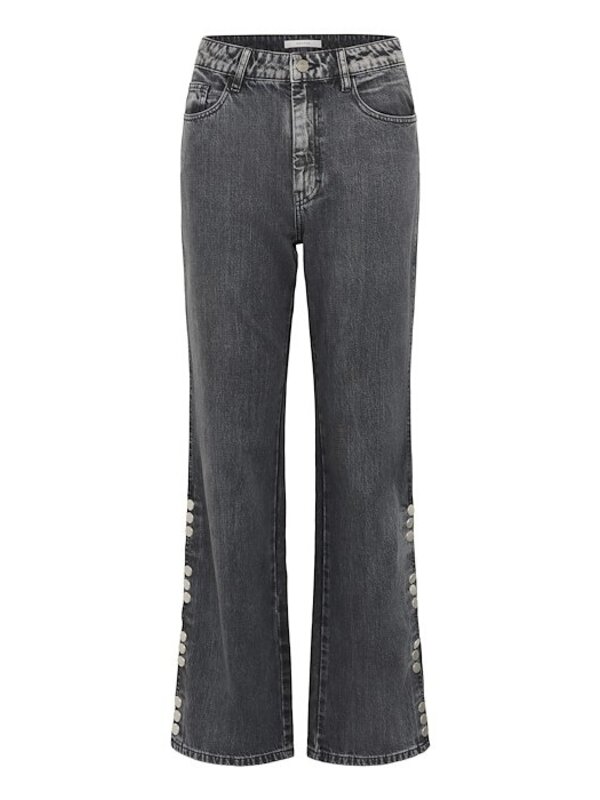 Zuva Straight Jeans Dark Grey Washed Gestuz Zuva Straight Jeans Dark Grey Washed