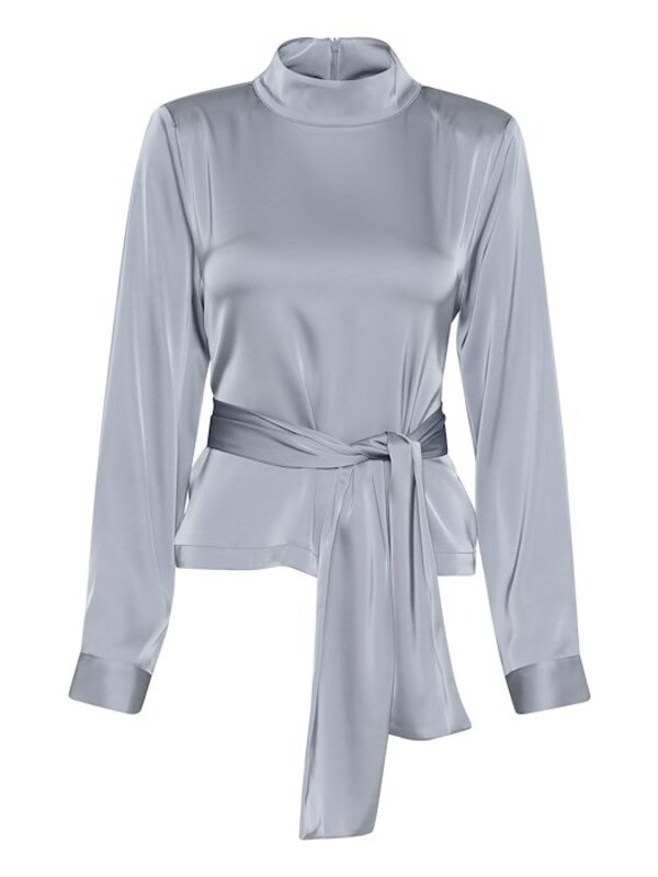 Harper Blouse Grey Blue Gestuz Harper Blouse Grey Blue