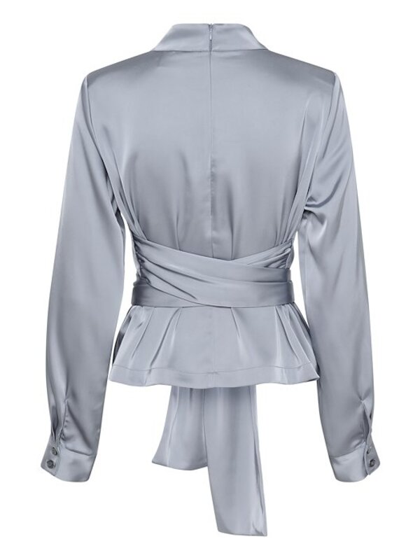 Harper Blouse Grey Blue Gestuz Harper Blouse Grey Blue