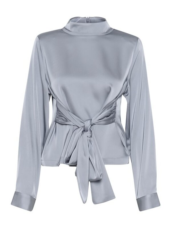 Harper Blouse Grey Blue Gestuz Harper Blouse Grey Blue