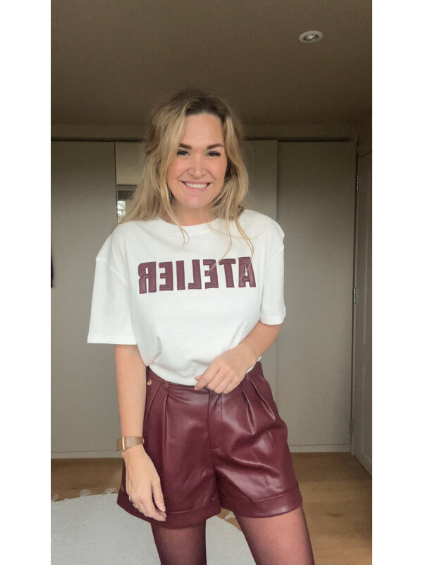 Anouck Short Burgundy By Sara Collection Anouck Short Burgundy