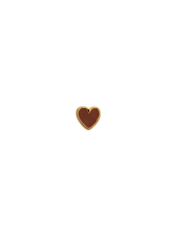 Stine A Petit Love Heart Mosha Enamel Earring
