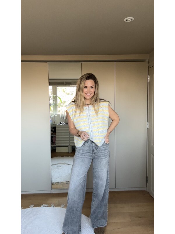 By Sara Collection Camille Soft jeans Light Grey