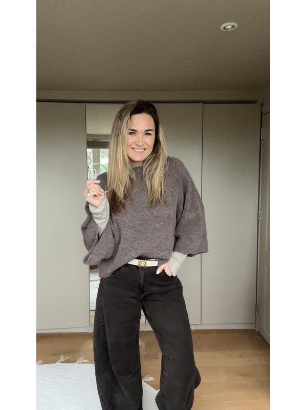 By Sara Collection Noë Knit Bruin