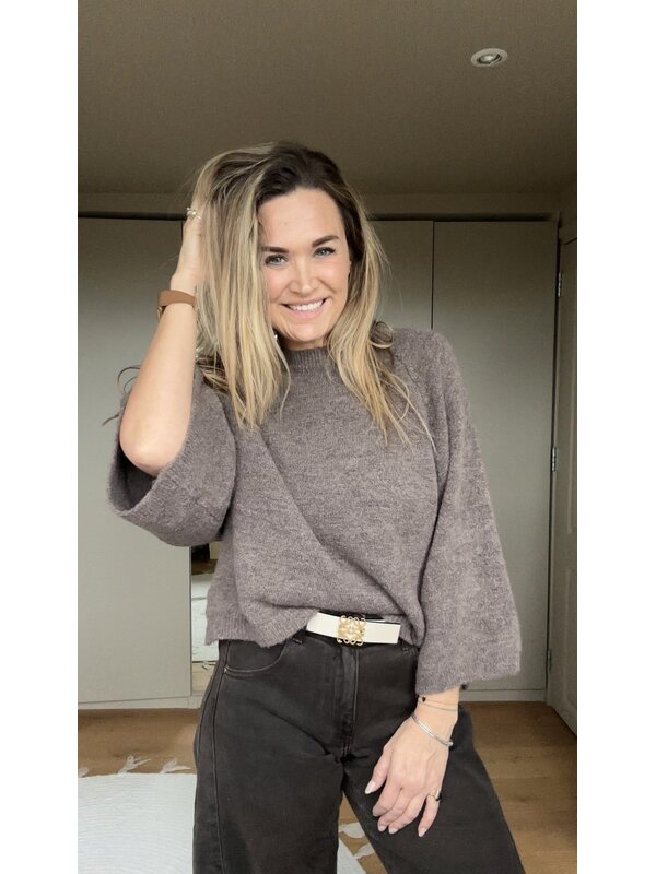 By Sara Collection Noë Knit Bruin