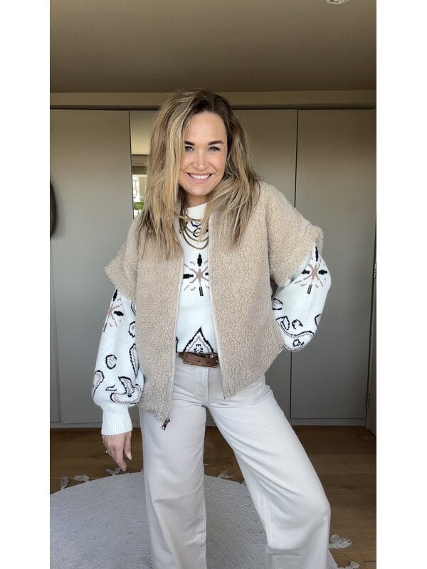 By Sara Collection Maggie Teddy Bodywarmer