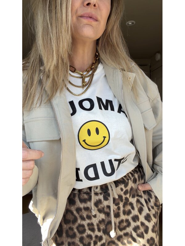 By Sara Collection Noya T-Shirt Smiley Wit