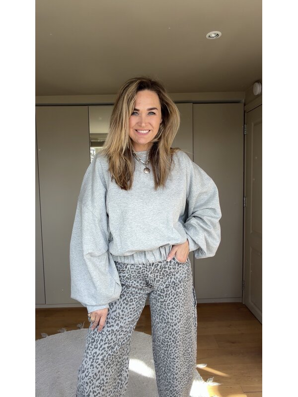 By Sara Collection Ruby Sweater Grijs