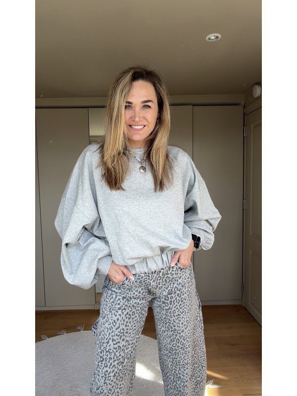 By Sara Collection Ruby Sweater Grijs