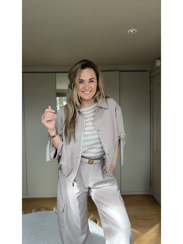 By Sara Collection Yuki Jacket Taupe