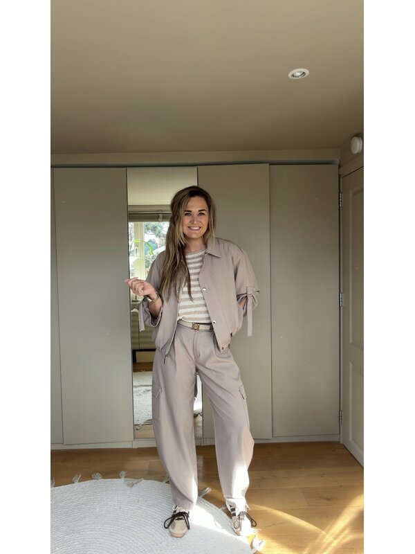 By Sara Collection Yuki Jacket Taupe