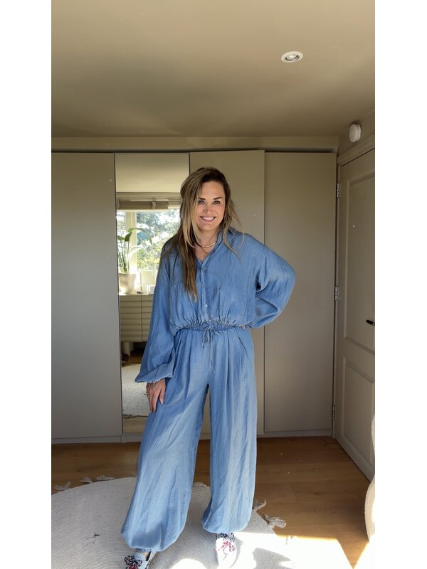 By Sara Collection Norah Denim Set Blauw