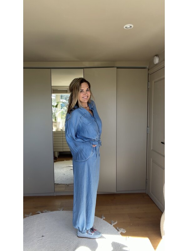 By Sara Collection Norah Denim Set Blauw
