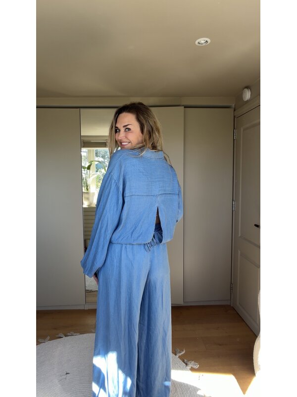 By Sara Collection Norah Denim Set Blauw
