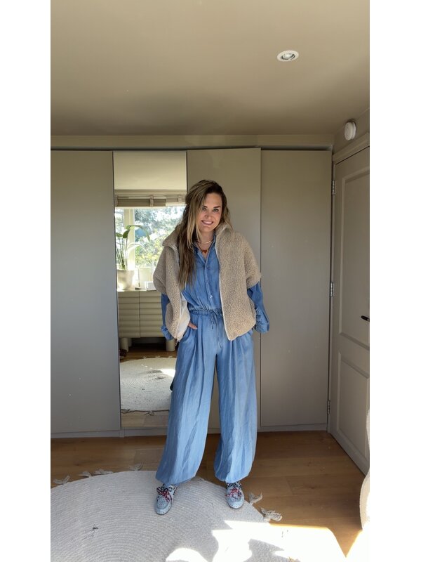 By Sara Collection Norah Denim Set Blauw