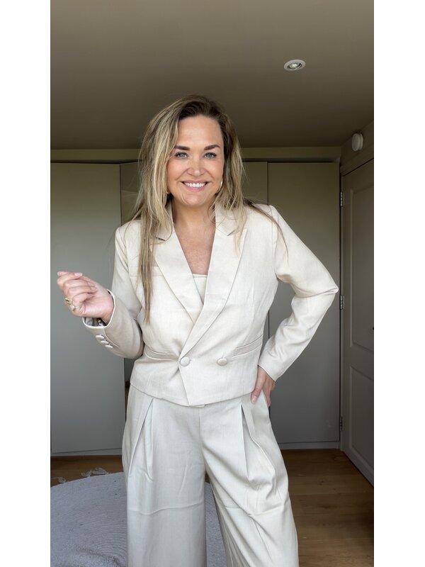 By Sara Collection Lon Blazer Beige