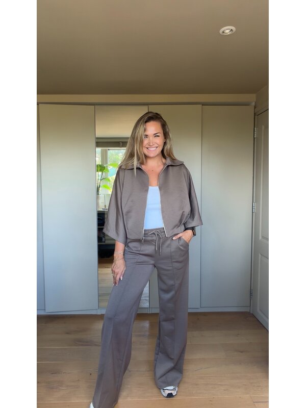 By Sara Collection Tinsley Suit Taupe