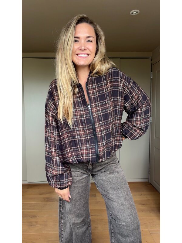 By Sara Collection Tijan Reversibel Bomberjasje