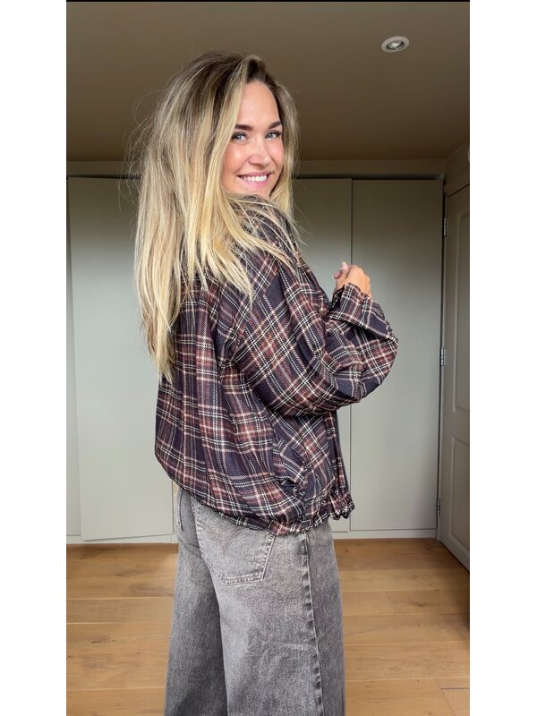 By Sara Collection Tijan Reversibel Bomberjasje