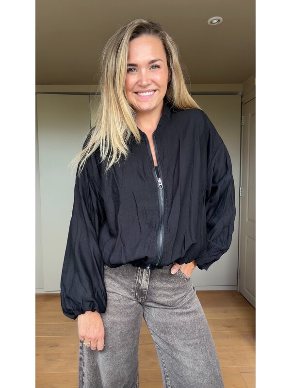 By Sara Collection Tijan Reversibel Bomberjasje