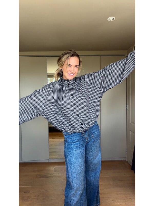 By Sara Collection Hannah Blouse Blauw