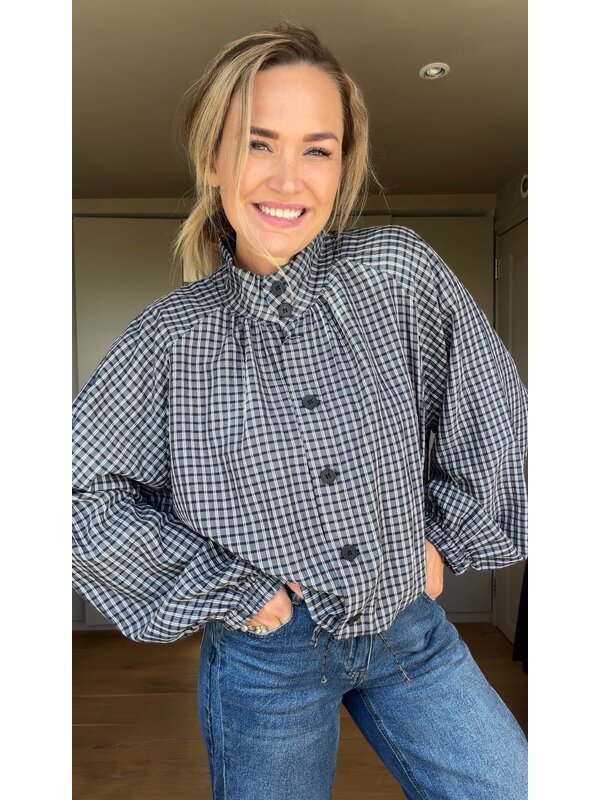 By Sara Collection Hannah Blouse Blauw