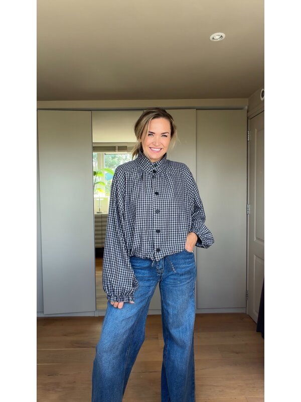 By Sara Collection Hannah Blouse Blauw