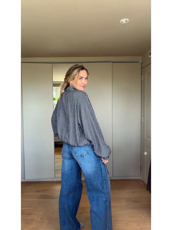 By Sara Collection Hannah Blouse Blauw