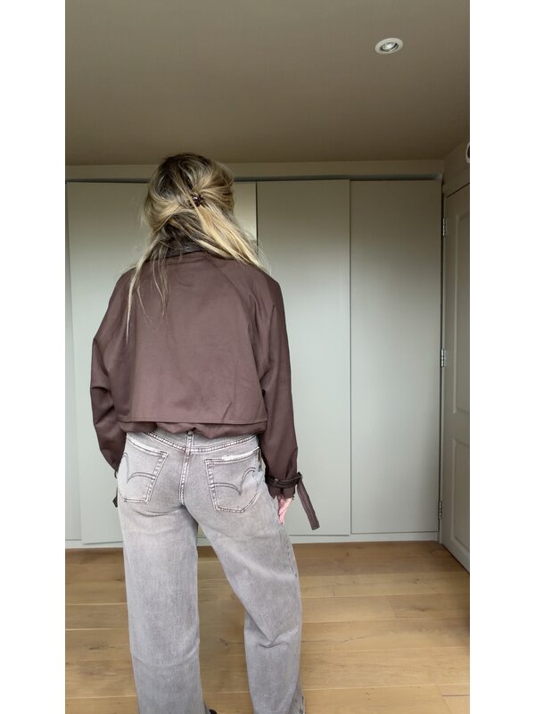 Hailey Jeans grijs/bruin By Sara Collection Hailey Jeans grijs/bruin