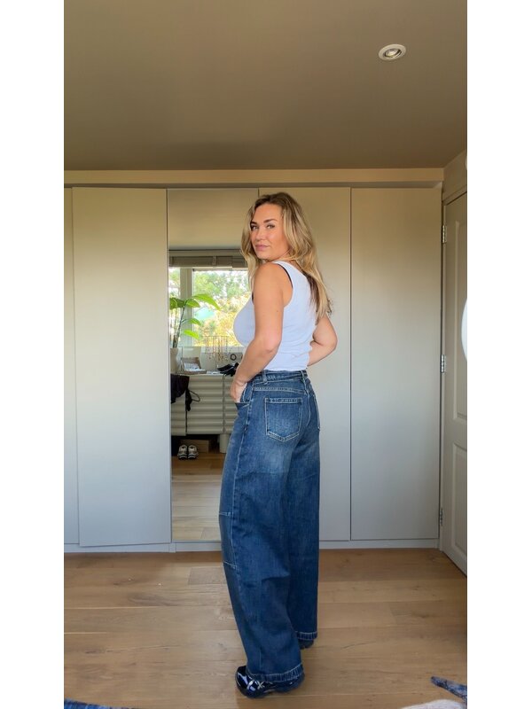 Stacy Dark Blue jeans By Sara Collection Stacy Dark Blue jeans