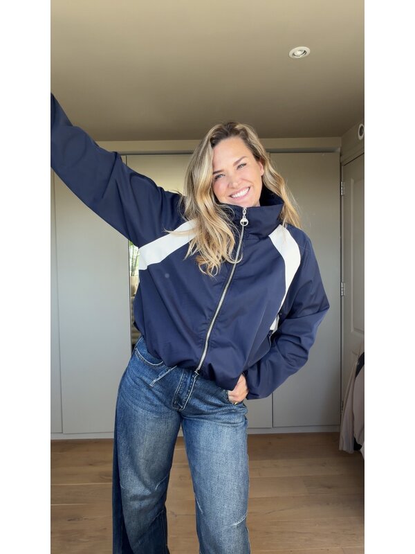 By Sara Collection Yasmin Jacket Blauw