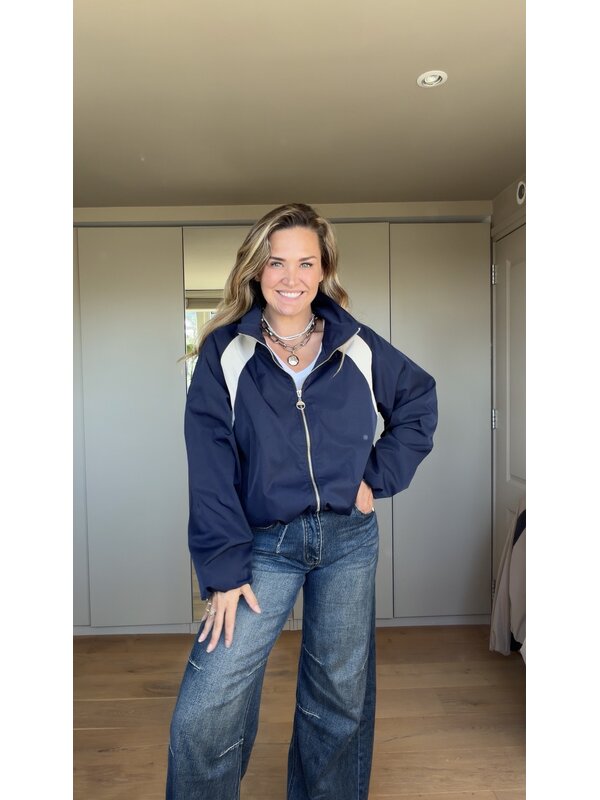 By Sara Collection Yasmin Jacket Blauw