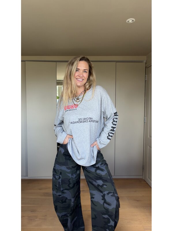 Ana Top Grijs By Sara Collection Ana Top Grijs