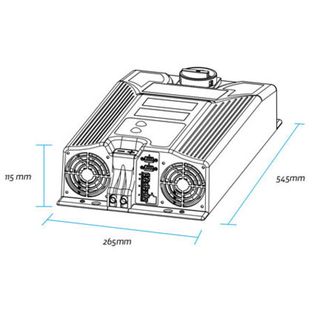 Zivan NG5 Hoogfrequent Acculader 48V 95A CAN-Bus