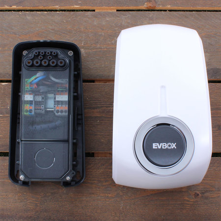 EVBox Elvi 3-fase 32A 22kW Socket Wi-Fi Wit - Garantie verlopen