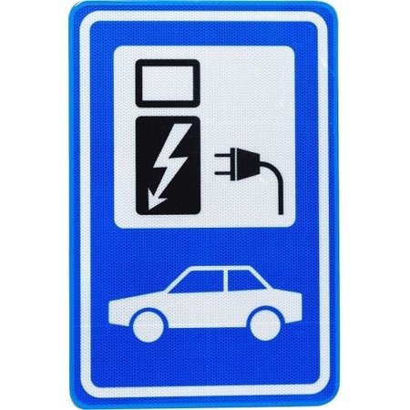 Parkeerbord voor Elektrische Auto of Laadpunt