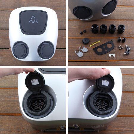 Charge Amps Aura | Dubbel laadstation/ Twee outlets